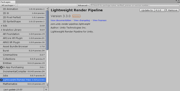 Lightweight Rp Unity UnityのLightweight RPを触ってみる | 測度ゼロの抹茶チョコ