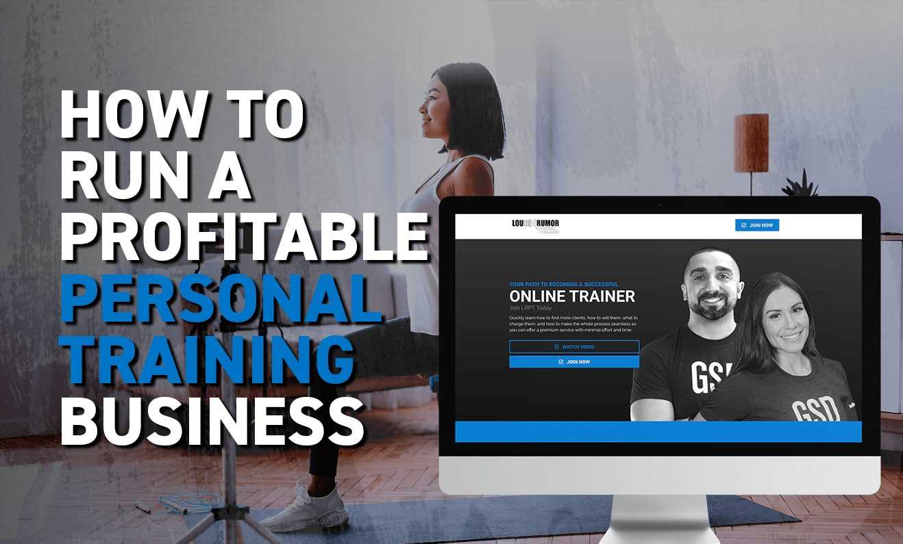 How to run a profitable personal training business