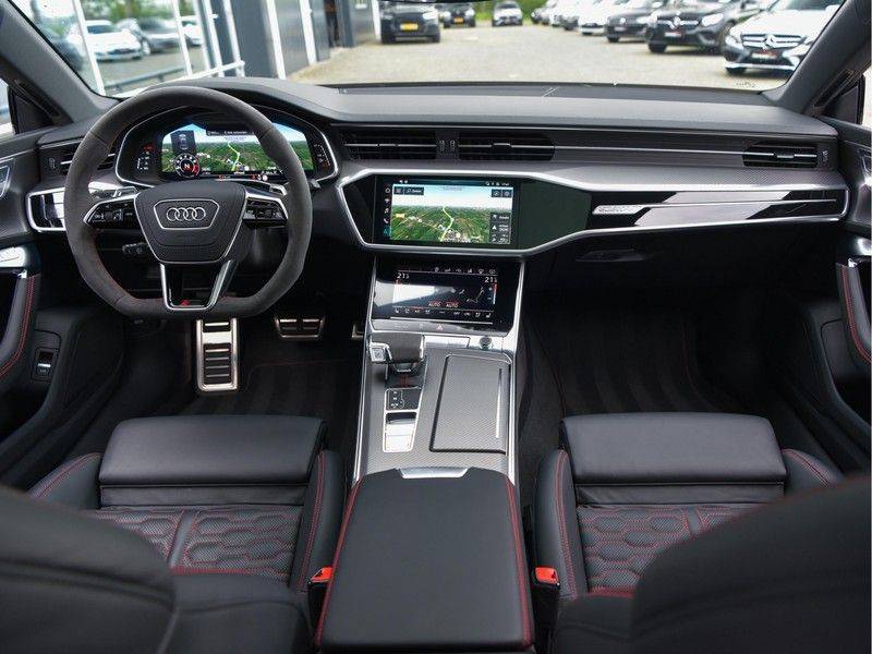 Audi RS7 Sportback 4.0TFSI 600pk Quattro Black Optic Laser-Led Softclose Head-Up Leder-dash RS-Zetels 22-Inch 360Camera afbeelding 19