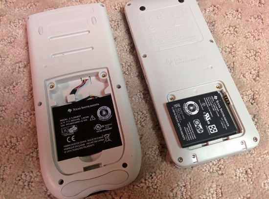 TI-84 C battery vs TI-84 Plus CE battery