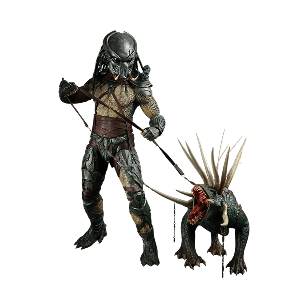 Hot Toys Predators MMS147 Tracker Predator with Hound 1/6th Scale Collectible Figure