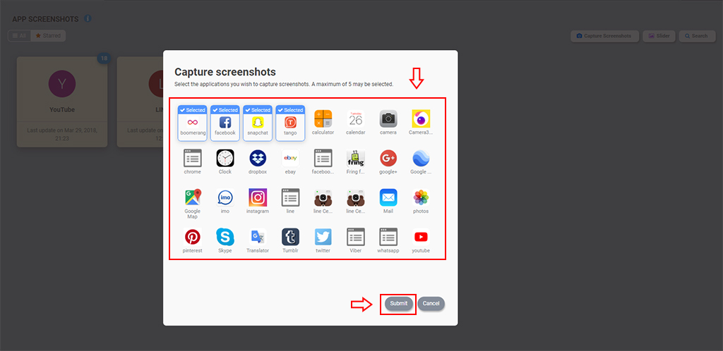 Screenshot aplikasi SADAP HP dengan Spyera