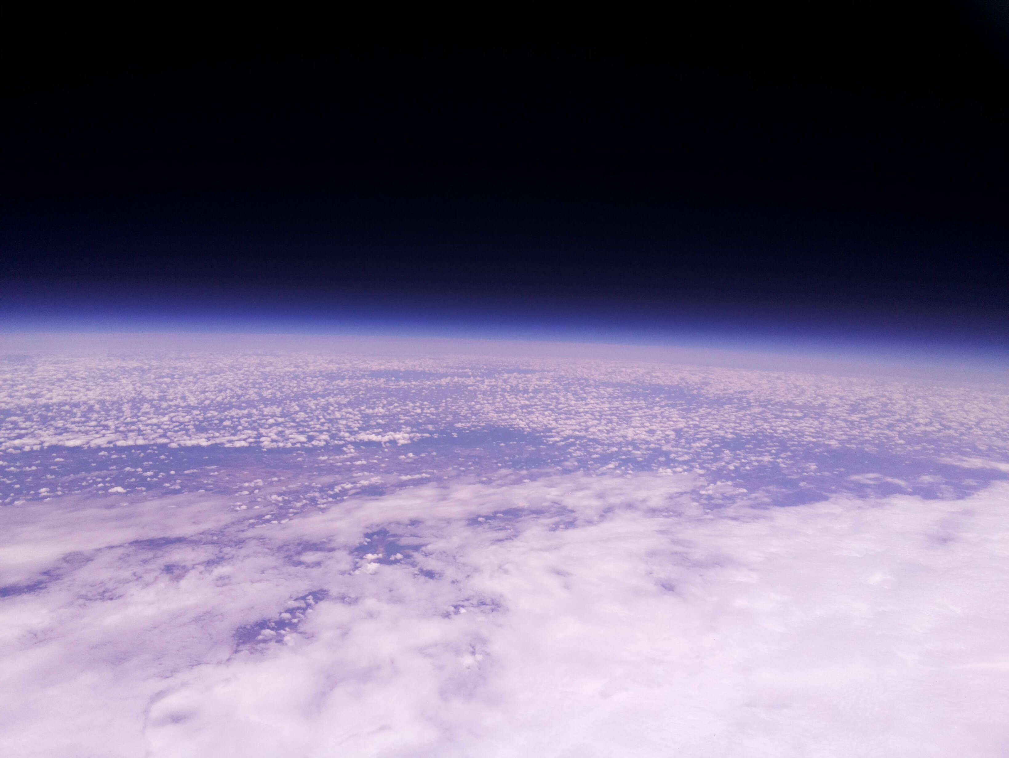 Pohled na naši zemi ze stratosféry
