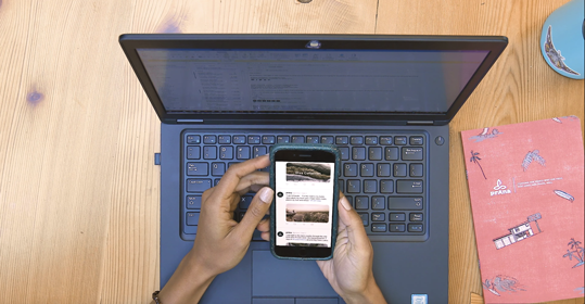 Mobile Example of video mobile device