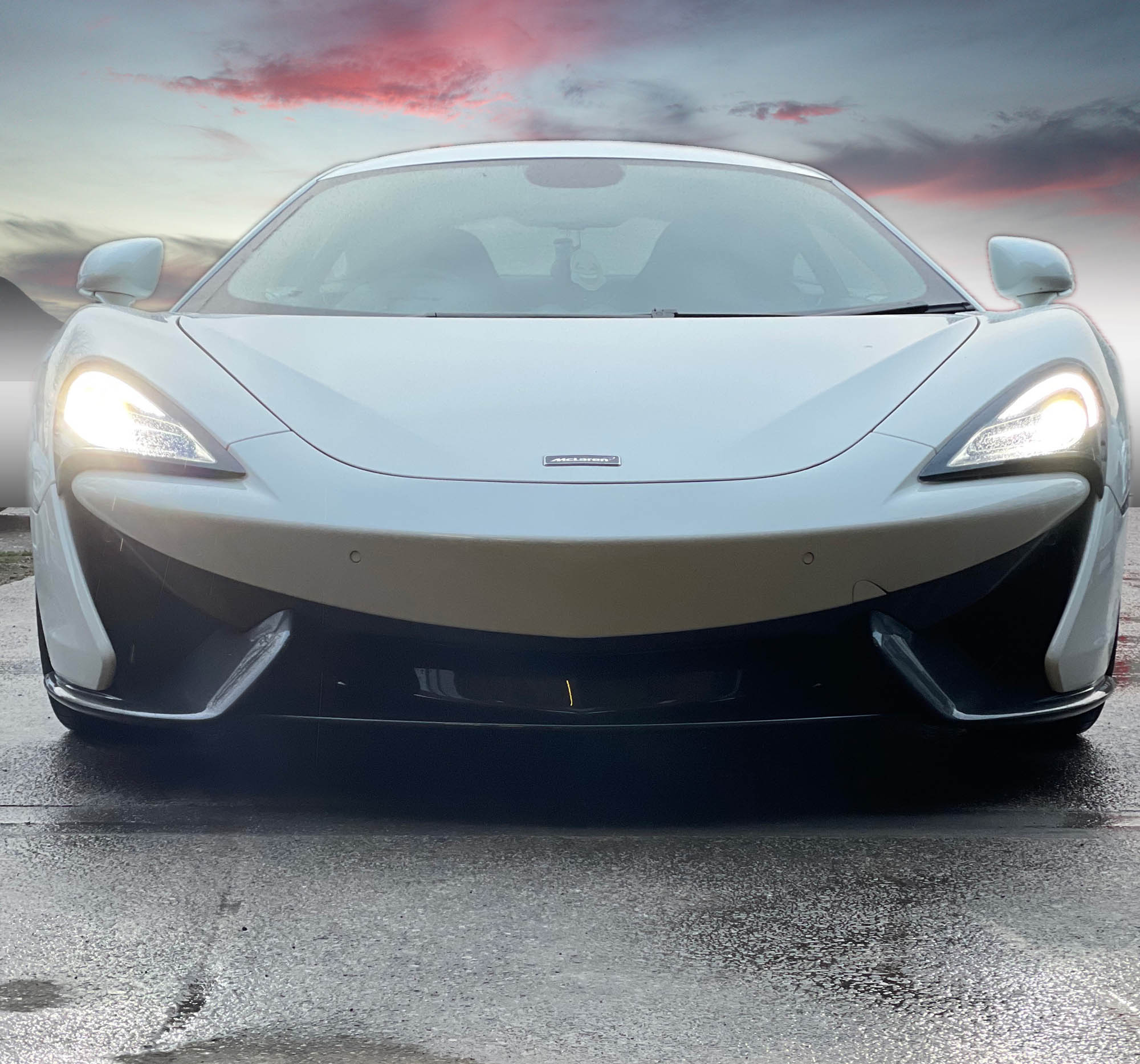 mclaren 570s tuned with titanium exhaust