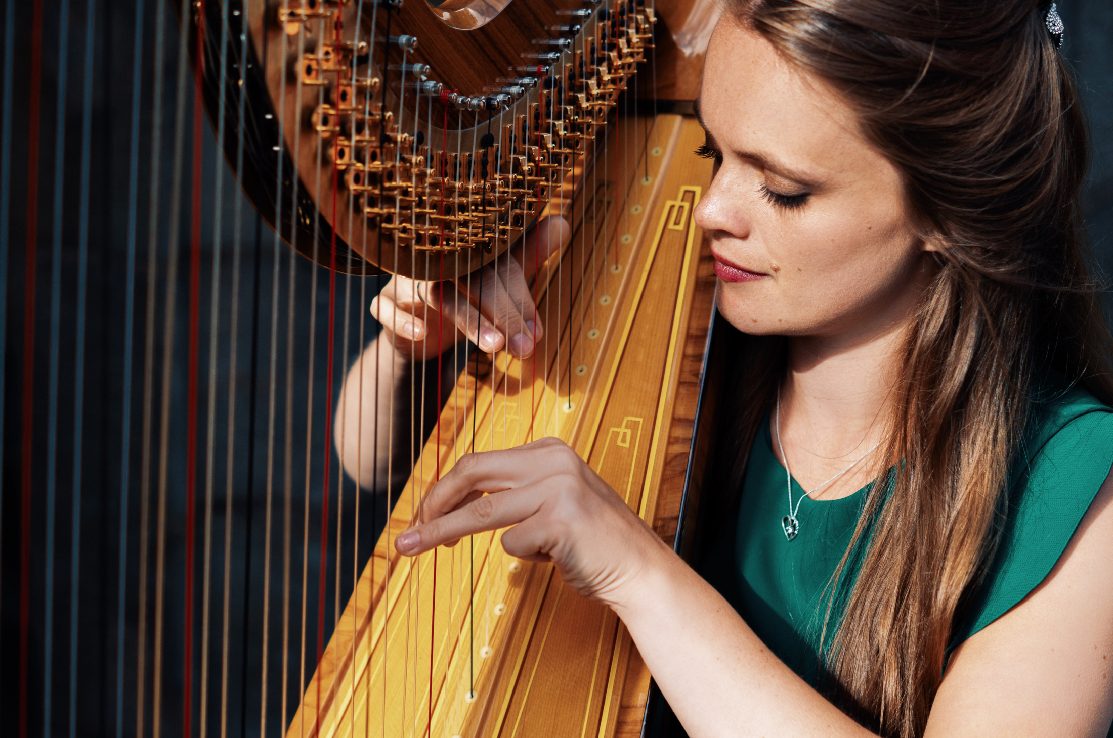 Photography by Jack Watkins for award-winning harpist, Lucy Nolan