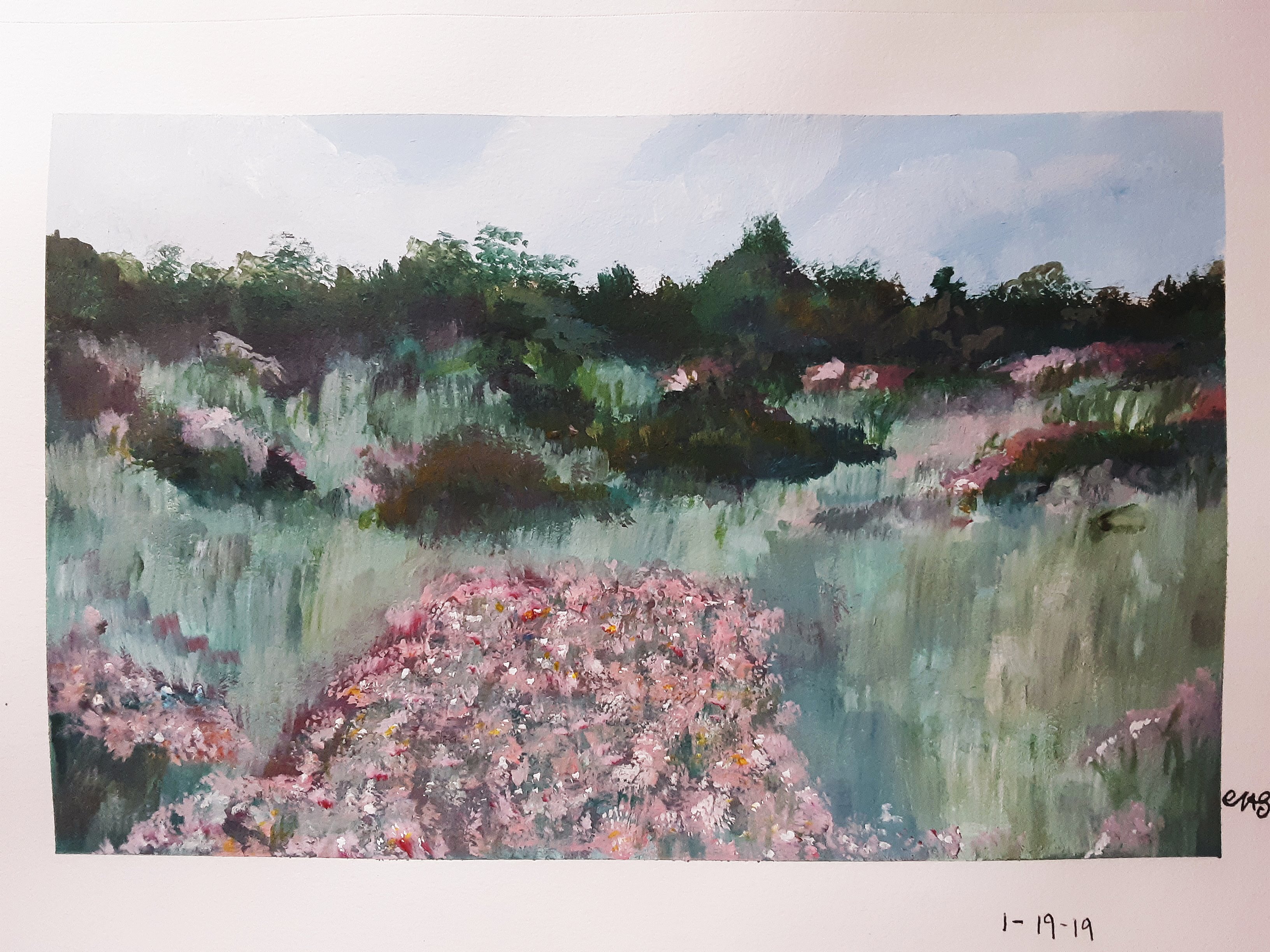 Field of Flowers - Inspired by Monet Field of Flowers - Inspired by Monet
