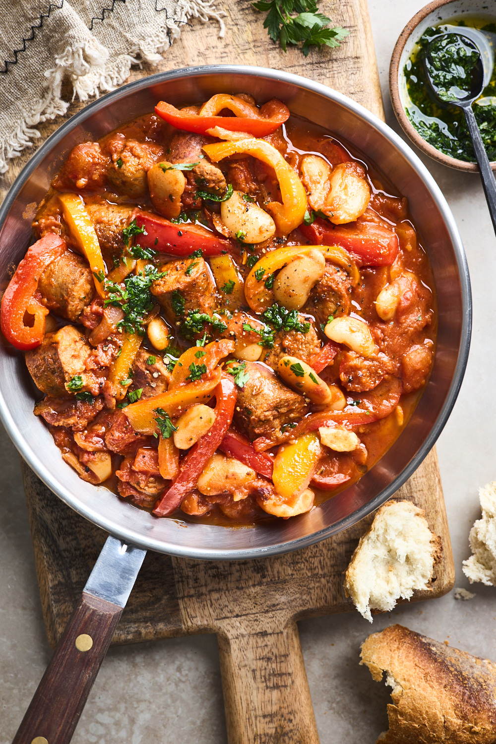 Italian Sausage and Pepper White Bean Stew