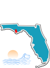 Gulf County DUI Program location map