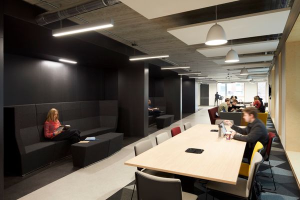 Hawkins Brown-University of Manchester Schuster Annexe-breakout spaces within Ideas Mill
