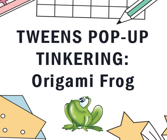 Origami frog image