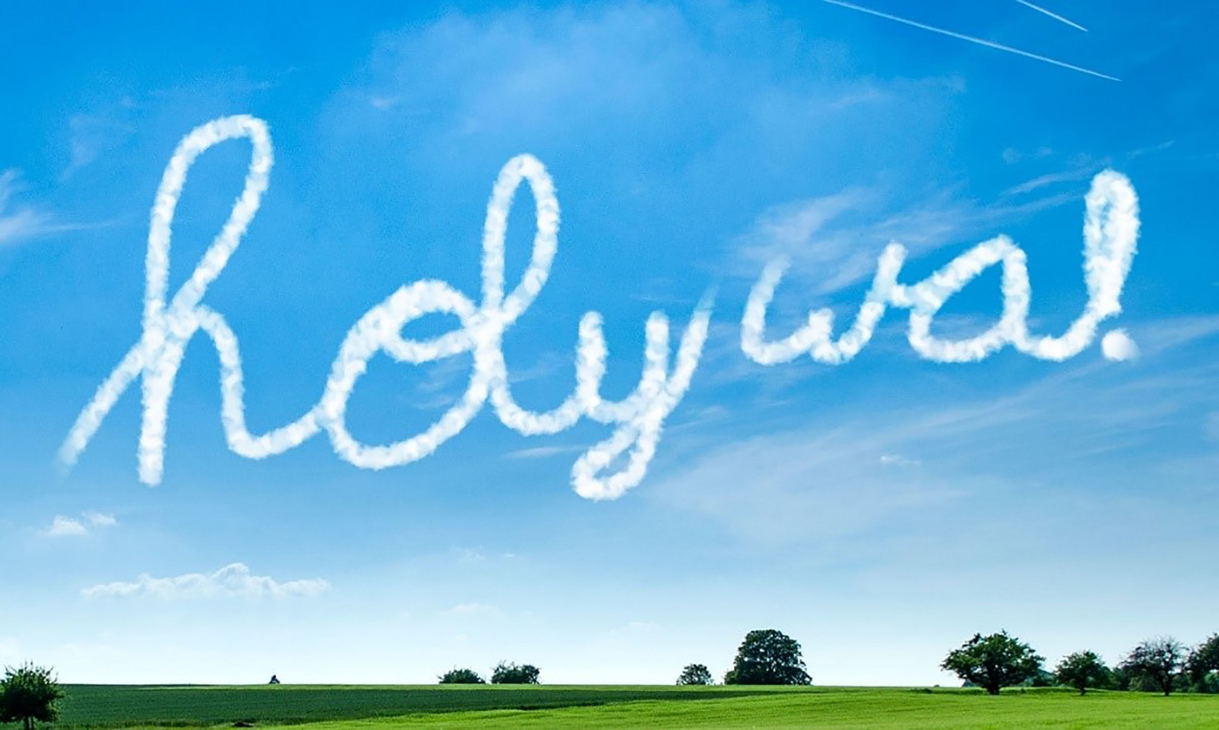 Image of holy wa skywriting