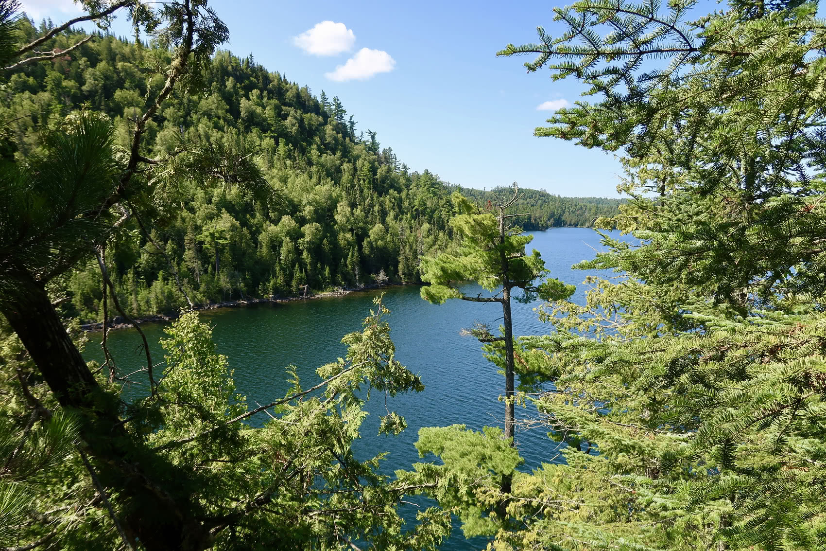 First views of Duncan Lake
