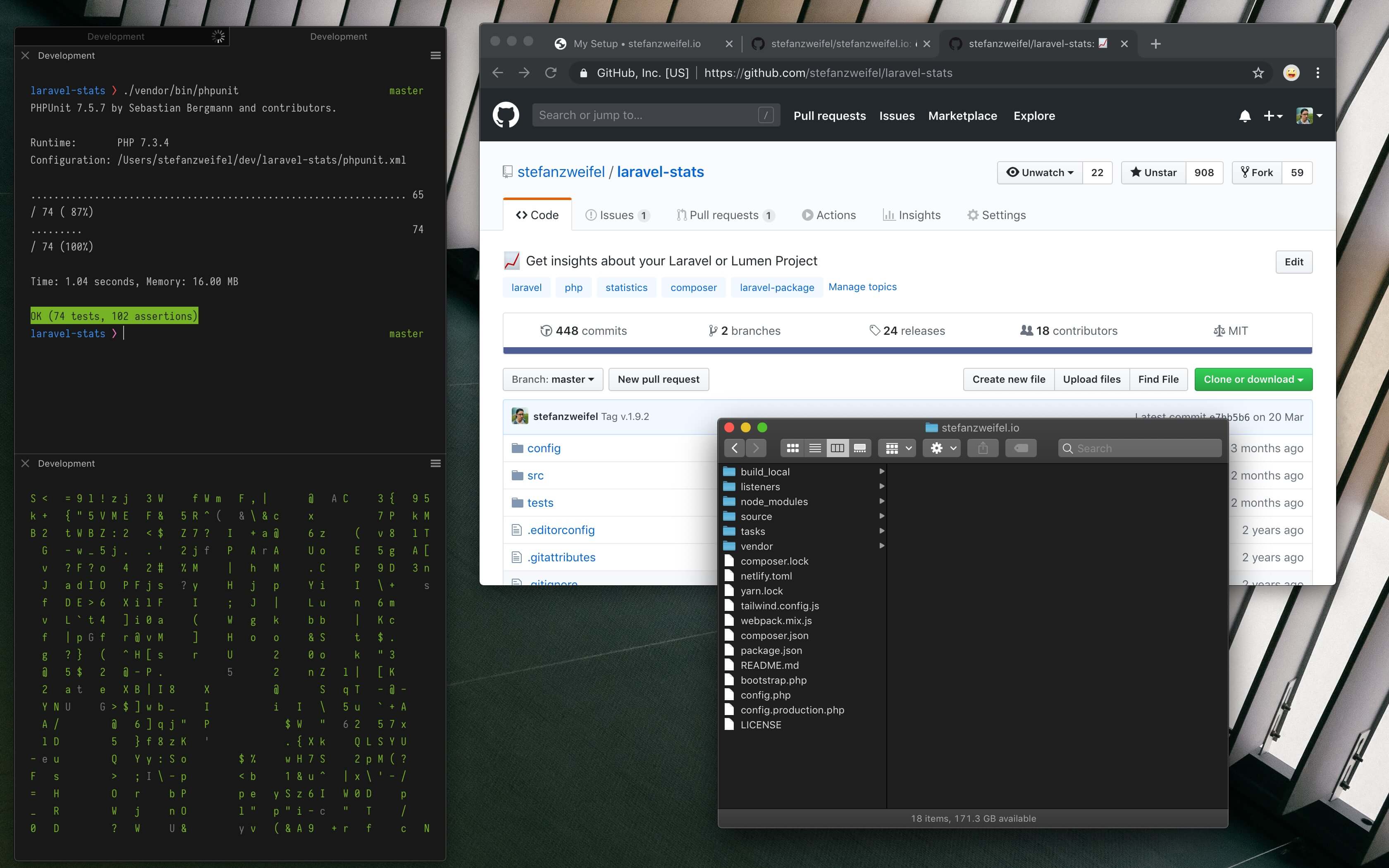 Screenshot of macOS