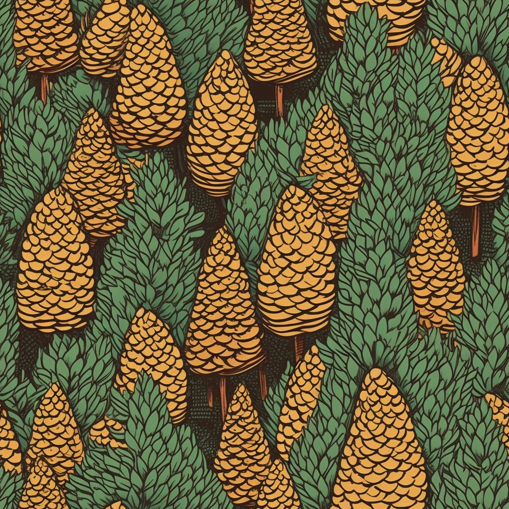 pinetree illustration