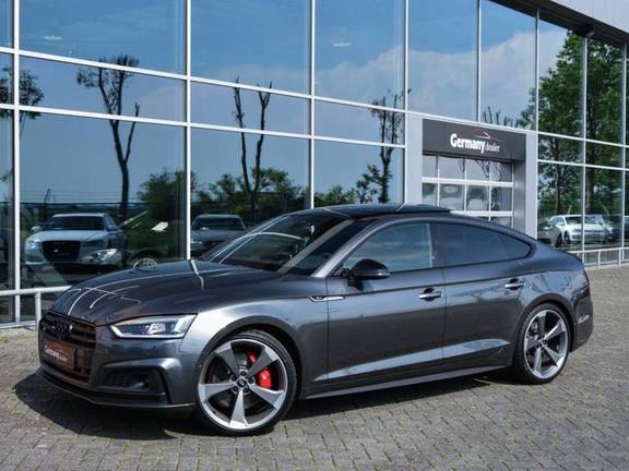 Audi S5 Sportback 3.0TFSI Quattro Black Optic Pano RS-Zetels B&O Head-Up 360Camera Keyless 20-Inch M-LED