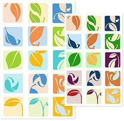 leaf avatar collage