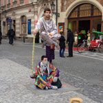Go and watch the street performers