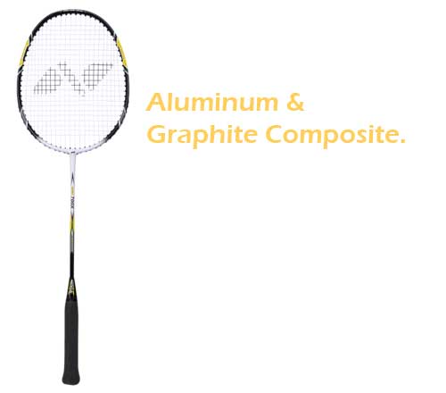 NIVIA-Nano-700X Aluminum and graphite composite material Nivia racquet