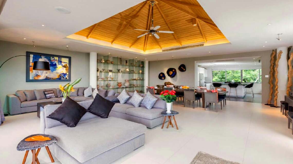 La Colline Villa Dara living room