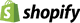 Logo för system Shopify