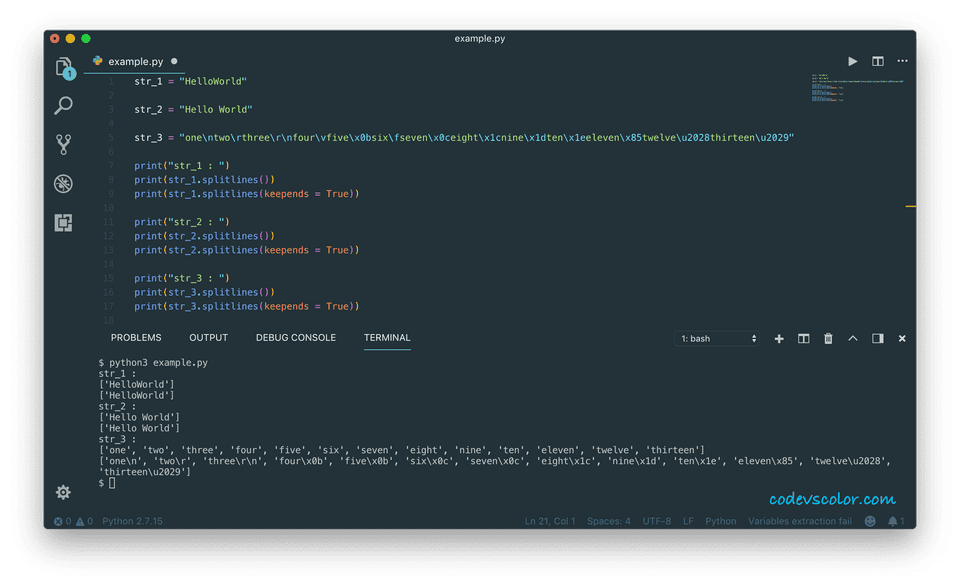 python-example-program-to-split-a-string-at-linebreak-using-splitlines-codevscolor