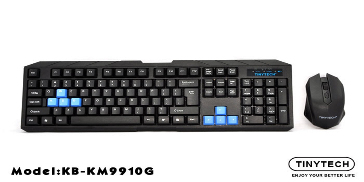 <h4>Tinytech Wireless Keyboard& Optical Mouse KM-9910G</h4>