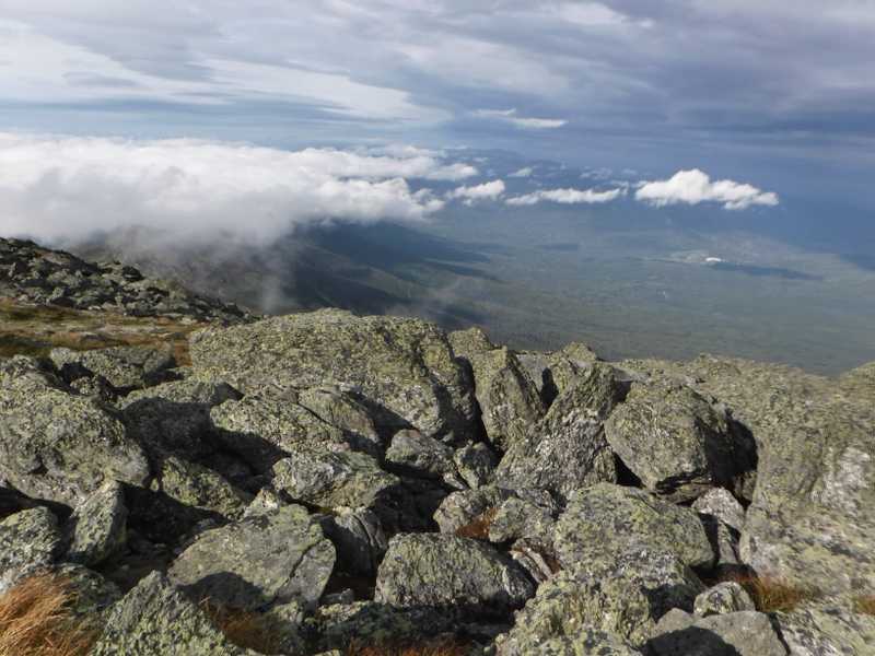Clouds move in on Mt. Washington