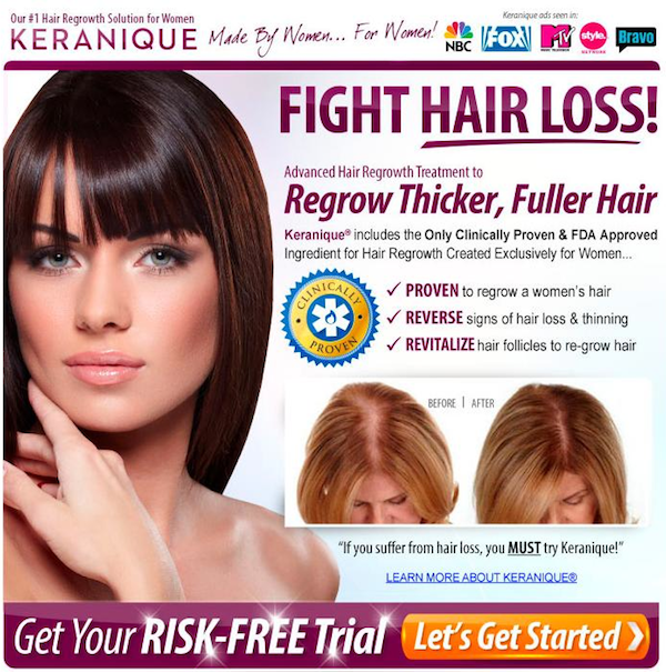 Keranique Thinning Hair Solution Reviews