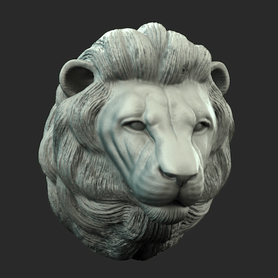 Lion Bust