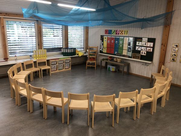 KIBEMO Kindergartenstuhl 3er-Set aus Massivholz