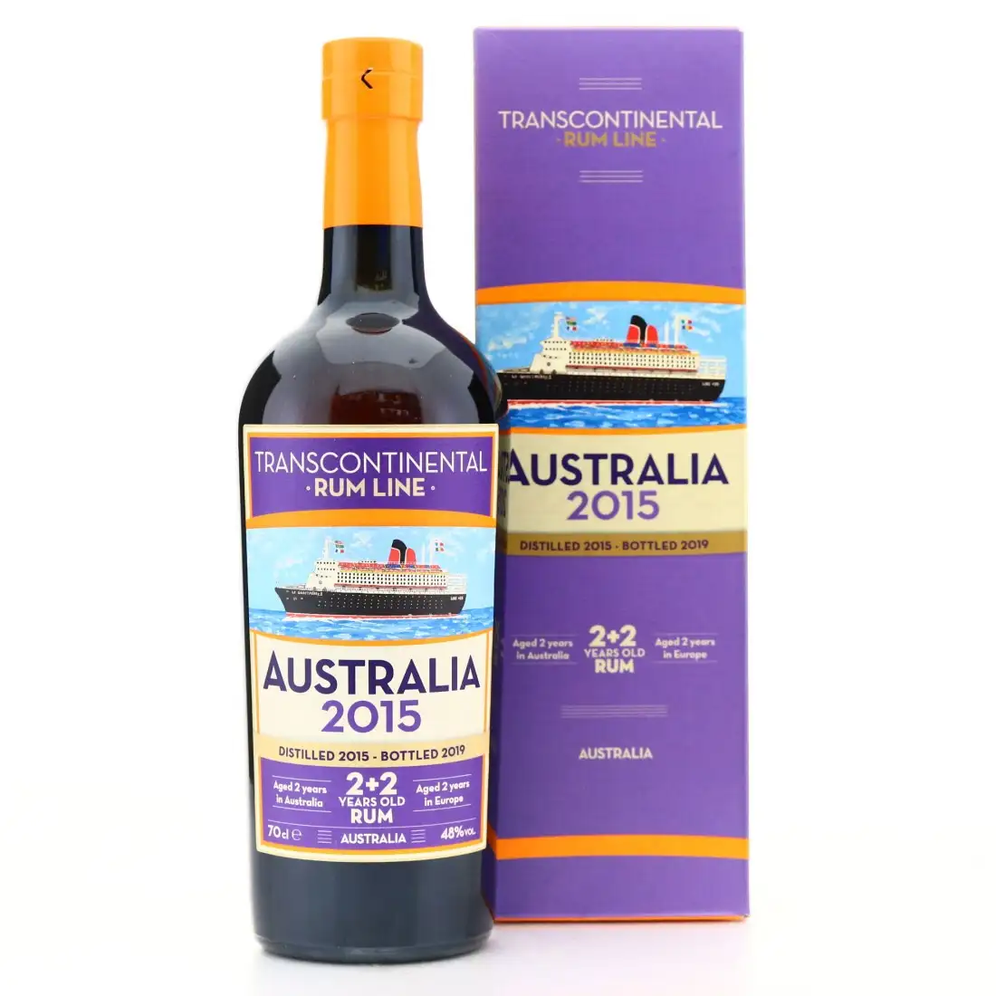 Image of the front of the bottle of the rum Australia #35