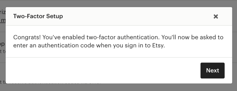 How To Authenticate Your Etsy Account Using Google Authenticator | Crafted