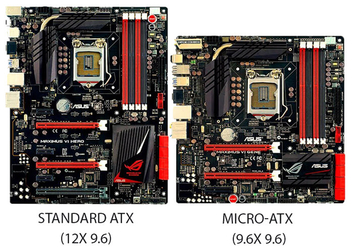 ATX VS Micro ATX Motherboards ATX vs Micro ATX Motherboards
