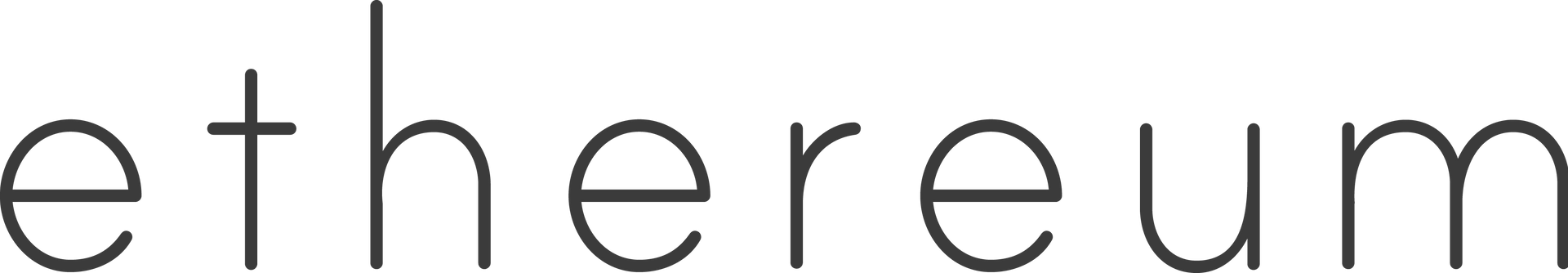 Mot-symbole ETH (grise)