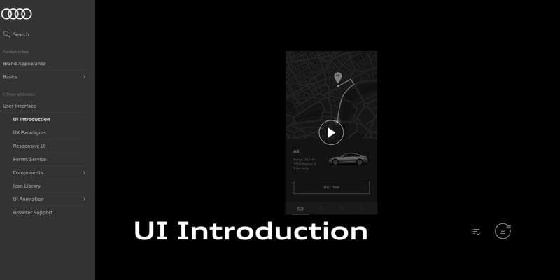 Audi UI