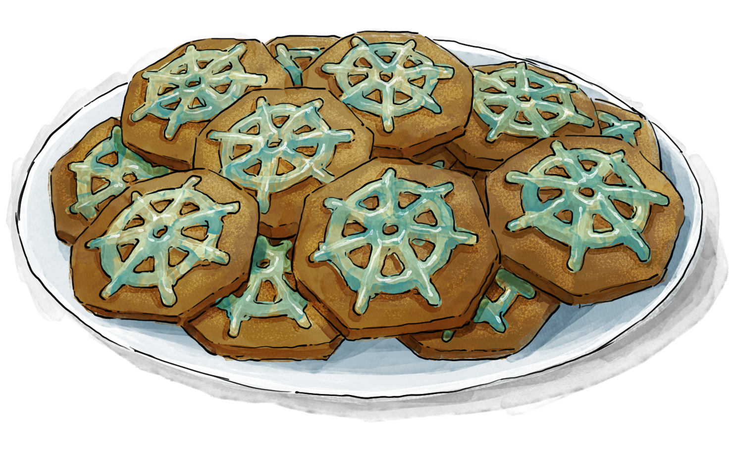 Illustration of Kubernetes Cookies