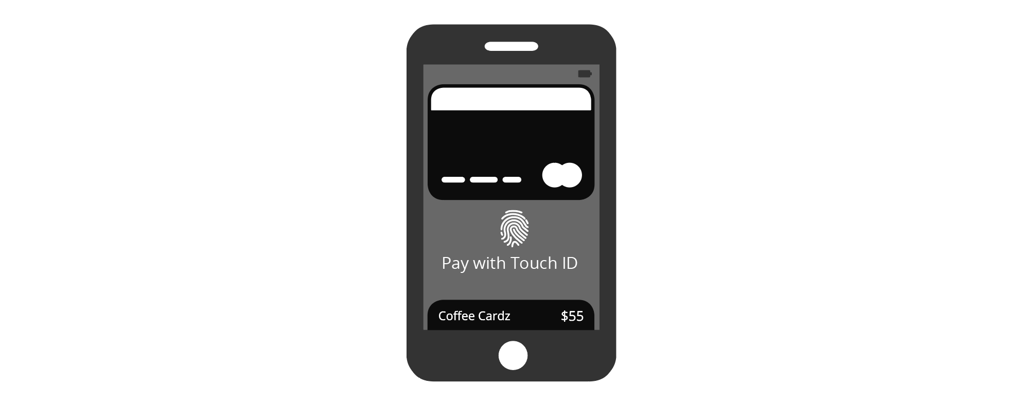 Apple Pay screen illustration