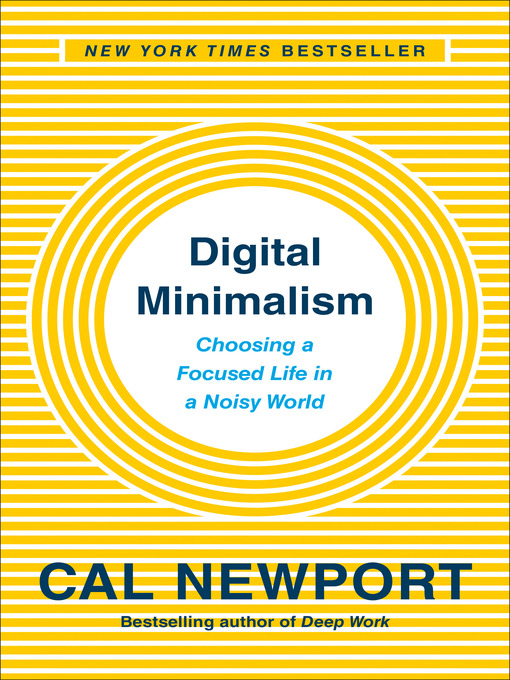 book cover for Digital Minimalism