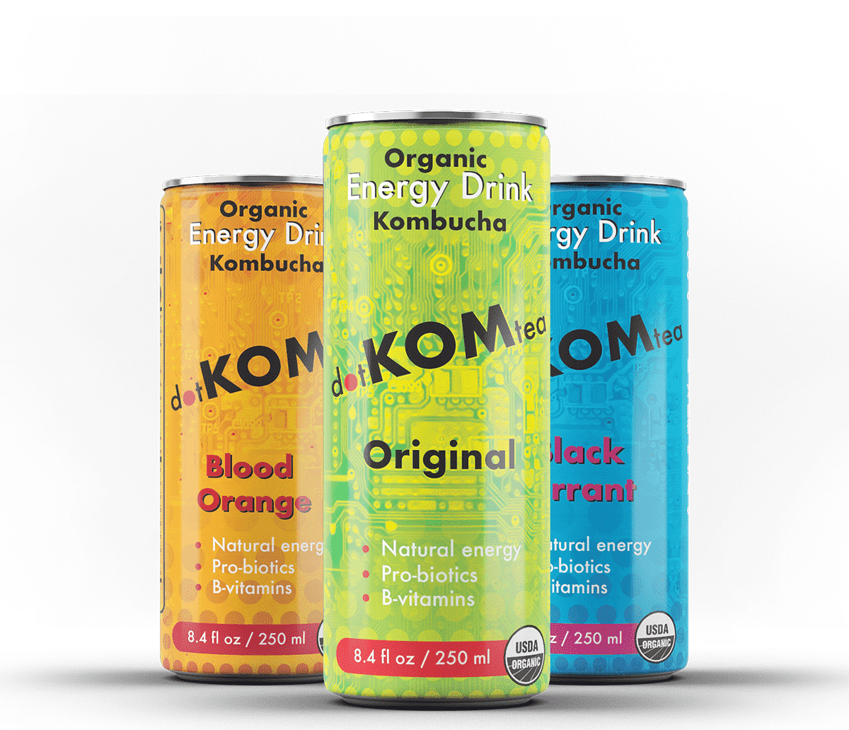 dotKom Tea product labels by Karey Stivers.