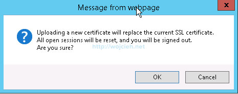 Installing signed SSL certificates in HP c7000 enclosure - 7