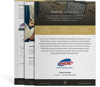 Shopware Referenz: SVH24.de Success Story
