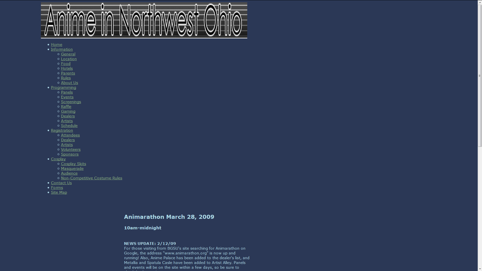 The Animarathon Website.