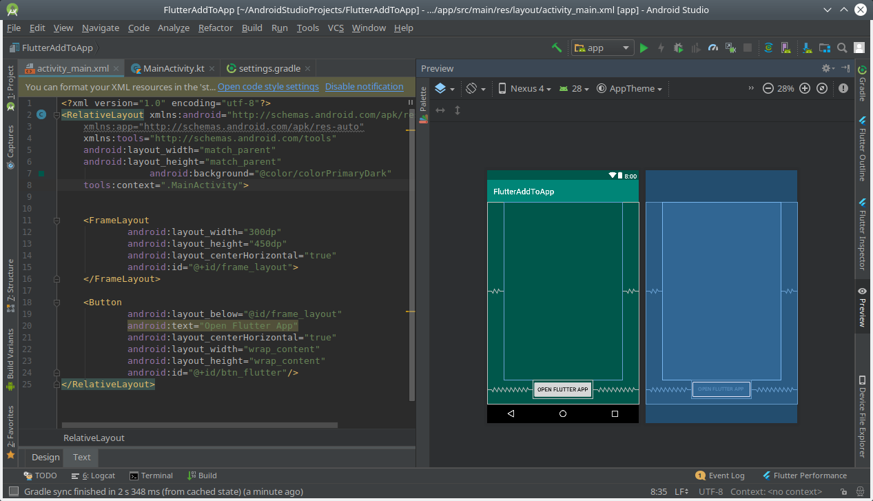 Layout aplikasi android