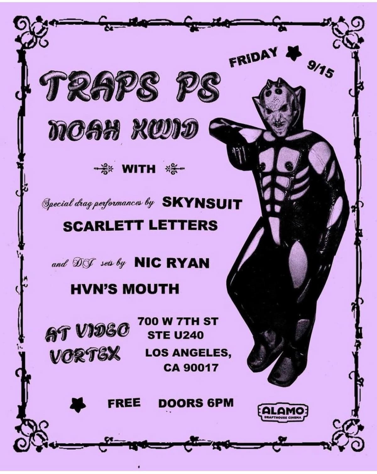 Traps PS / Noah Kwid / SKYNSUIT / Scarlett Letters