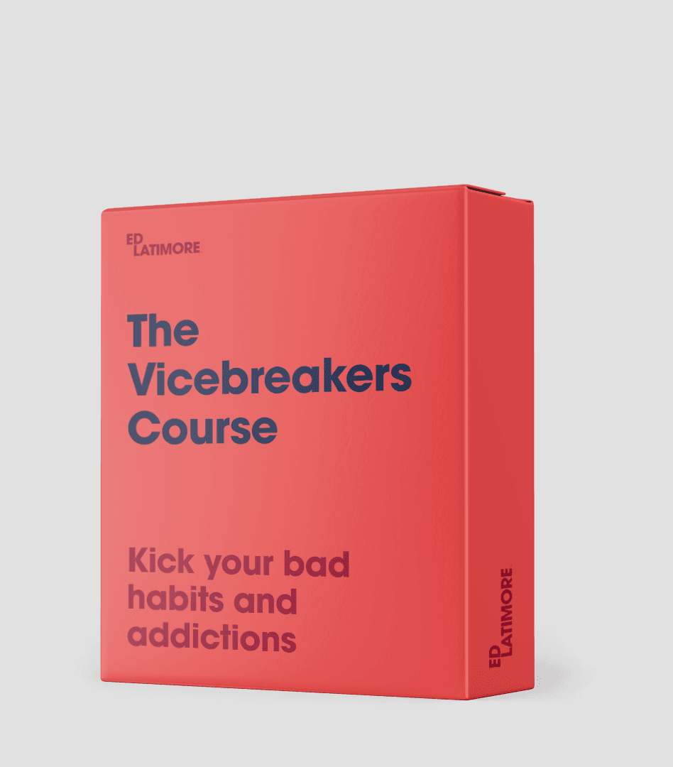 Product mockup of one of Ed Latimore's online courses, “The Vicebreakers Course”