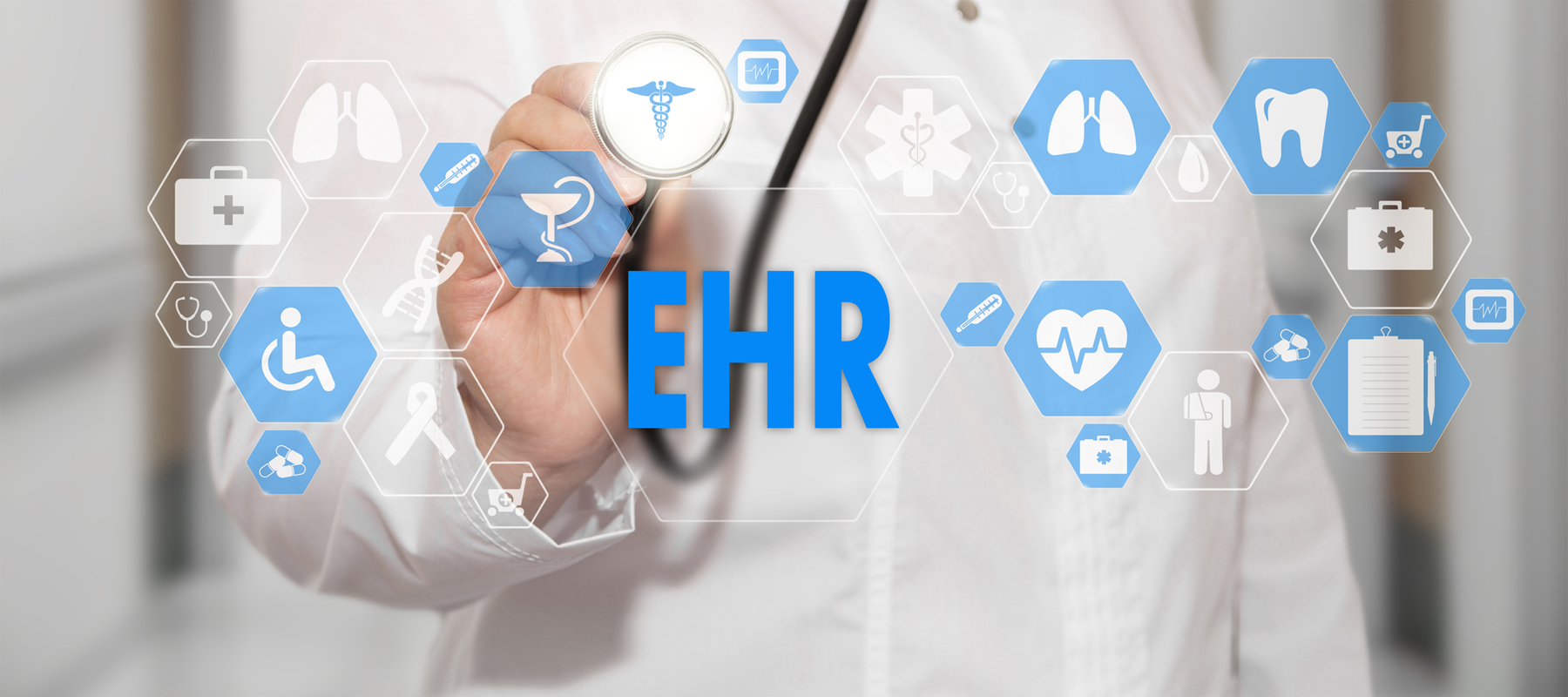 EHR Electronic Health Records on a Computer