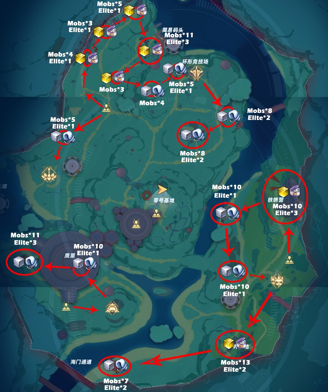 Map showing areas in which to obtain housing resources