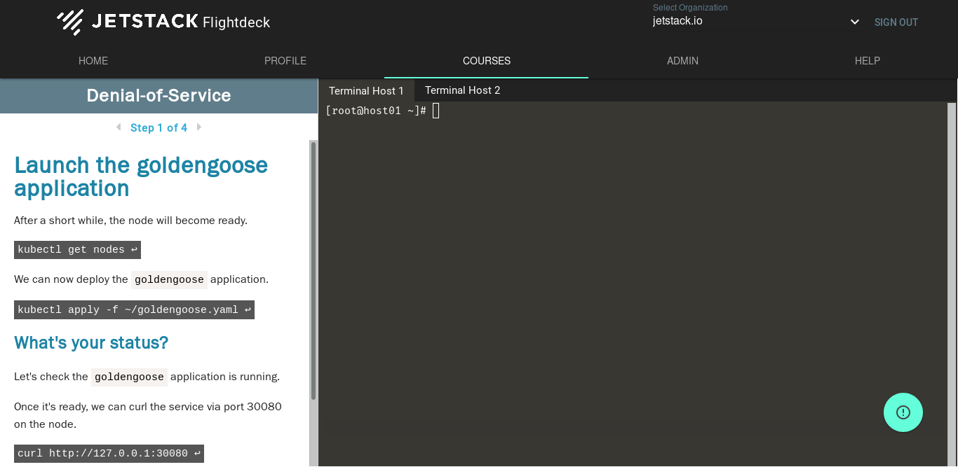 Jetstack Flightdeck