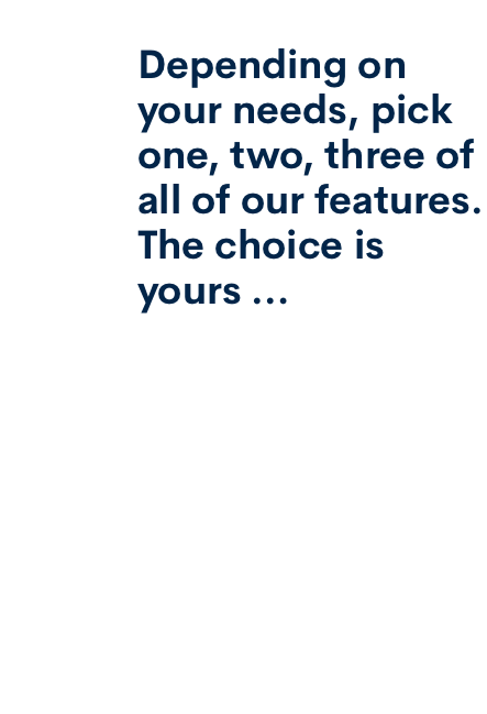 our software is modular